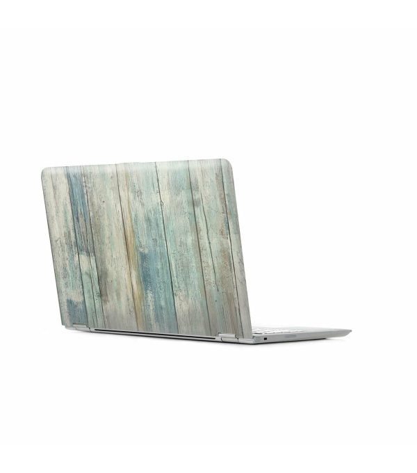 RoomMates Distressed Wood Blue Peelable Wallpaper - Image 4