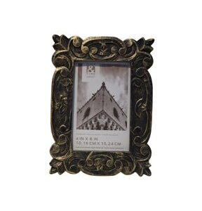 4 x 6 Antique Gold Ornate Tabletop Picture Frame by Place   Time