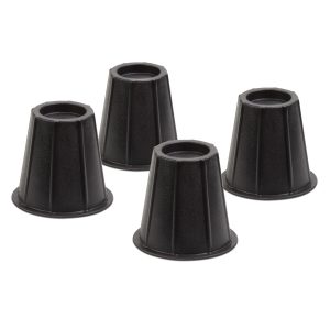 Honey Can Do Bed Risers Black 6
