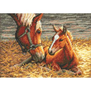 Dimensions 7 x 5 Good Morning Counted Cross Stitch Kit