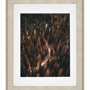 14 x 18 Matted to 11 x 14 Burnt Pine Table Frame by Hudson 43