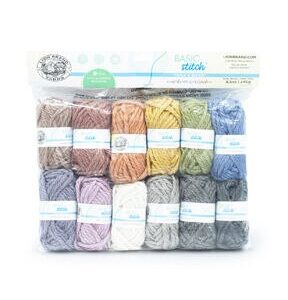 Lion Brand Basic Stitch Antimicrobial Thick   Quick 17yds Yarn 12 Bundle