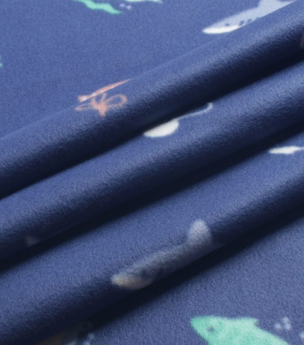 Sea Animals Blizzard Prints Fleece Fabric - Image 3