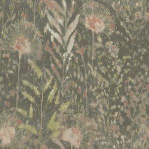 RoomMates 20.5 x 16.5  Brown Dandelion Peel   Stick Wallpaper