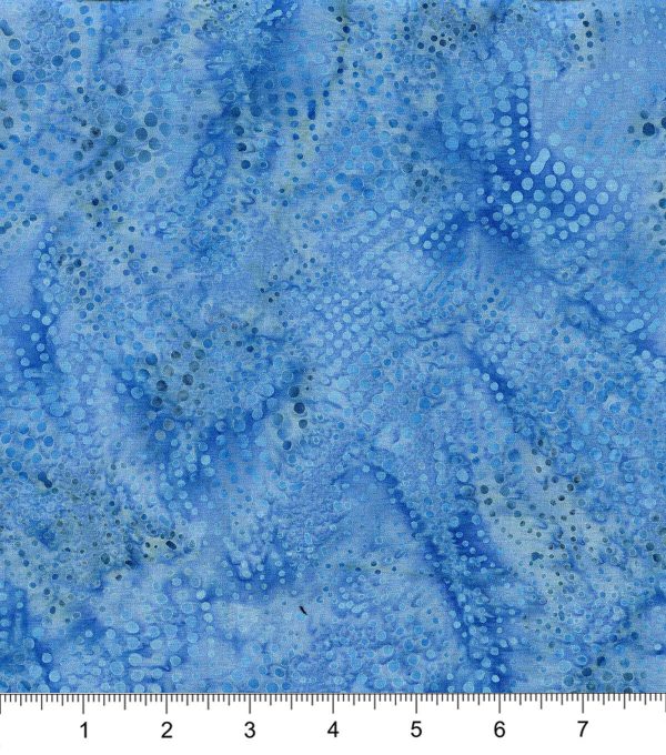 Blue Blenders Batik Cotton Fabric - Image 2