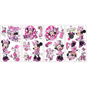 RoomMates Peel   Stick Wall Decals Minnie Fashionista