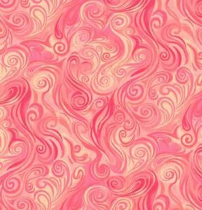 Fabric Traditions Coral Swirls Quilt Cotton Fabric by Keepsake Calico - 1