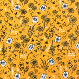 Plant These For The Bees Super Snuggle Flannel Fabric
