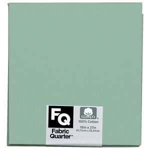 Mint Green 1 Piece Cotton Fabric Quarter