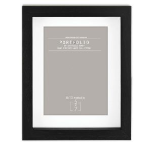 Sheffield Home 8 x 10 Matted to 5 x 7 Black Rustic Tabletop Frame