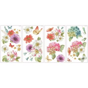 York Wallcoverings Wall Decals Lisa Audit Garden Bouquet