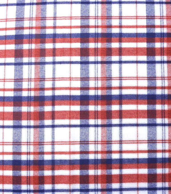 Patriotic Plaid Patriotic Cotton Fabric