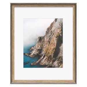 BP 16 20 Gray Wash and Natural Wall Photo Frame