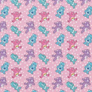 Care Bears Field Of Hearts Cotton Fabric
