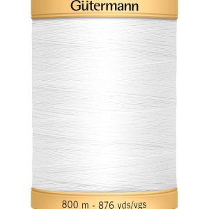 Gutermann Natural Cotton Thread Solids 876 yd