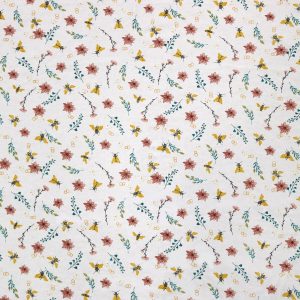 Bee Floral Super Snuggle Flannel Fabric