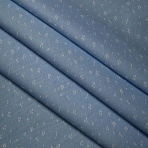 Domino Dots Cotton Fabric by Quilter s Showcase - Sky Blue