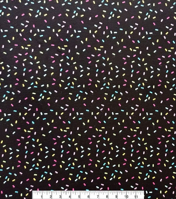 Pastel Sprinkles Super Snuggle Flannel Fabric - Image 2