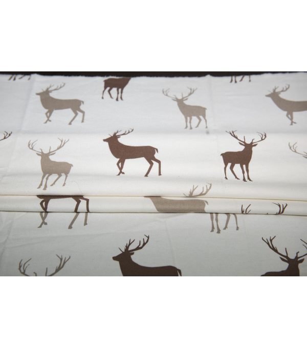 Deer Super Snuggle Flannel Fabric - Image 4
