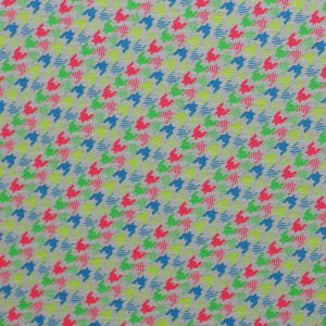Multicolor Neon Diagonal Houndstooth Super Snuggle Flannel Fabric