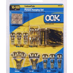 Ook 34ct Professional Picture Hanger Value Pack Kit