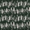 Forest on Green Super Snuggle Christmas Flannel Fabric
