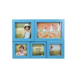 Northlight 11.5 Blue 5 Photo Collage Frame