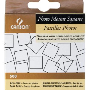 Canson 500pk Self Adhesive Photo Mount Squares - 1
