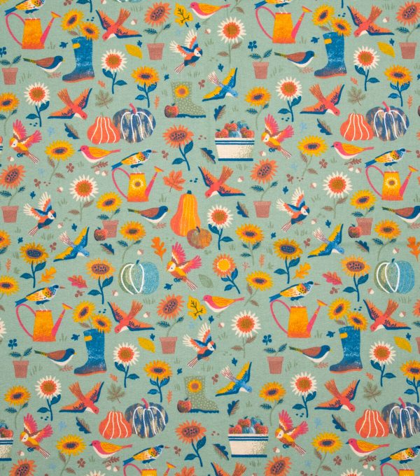 Fall Garden Super Snuggle Flannel Fabric - Image 2