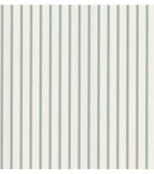 Harry Green Pinstripe Wallpaper Sample