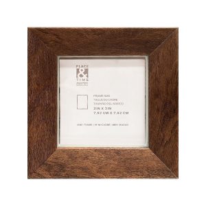 3 Brown Plastic Floating Frame by Place   Time