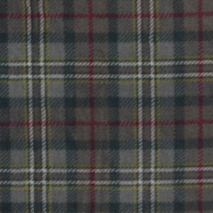 Olive Plaid Anti Pill Fleece Fabric
