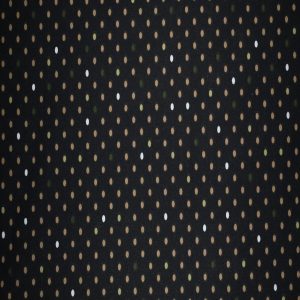 Dots on Black Quilt Cotton Fabric by Quilter s Showcase