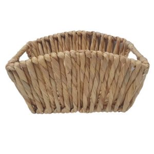 13 x 10 Natural Water Hyacinth Woven Basket by Place   Time