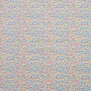 Multicolor Watercolor Dots Cotton Fabric by Keepsake Calico