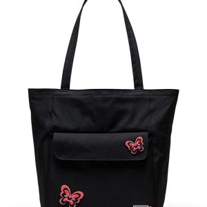 x Jade Purple Brown Butterfly Swirl Night Retreat Tote