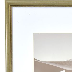 16 x 20 Matted to 11 x 14 Gold Wall Frame by Place   Time