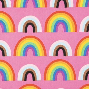 Alexander Henry Double Rainbow Pride Cotton Fabric