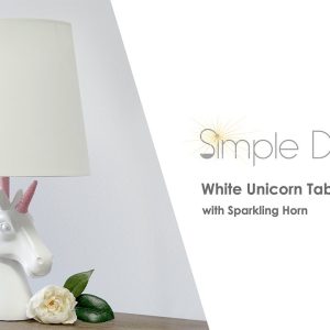 All The Rages Sparkling Unicorn Table Lamp