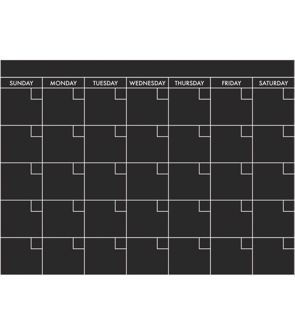 RoomMates Chalk Calendar Giant Wall Decals