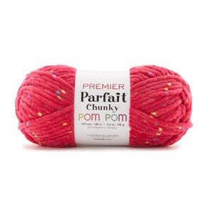Premier Yarns Parfait Chunky Pom Pom 109yds Worsted Cotton Blend Yarn