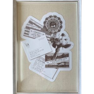16 x 24 Silver   White Shadowbox by Place   Time