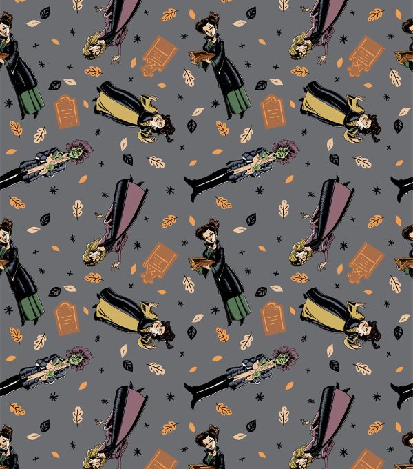Hocus Pocus Character Toss Cotton Fabric