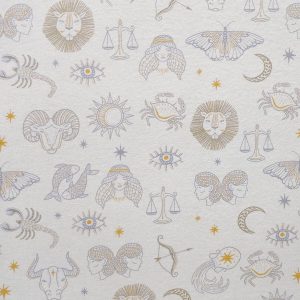 Zodiac Icons Super Snuggle Flannel Fabric
