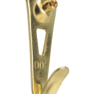 Ook 30lbs Brass Finished Professional Picture Hangers 3ct