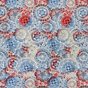 Americana Medallion Super Snuggle Flannel Fabric
