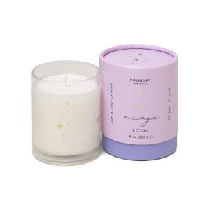 Foundry Zodiac 8oz Violet Lead   Citron Scented Jar Candle- Virgo