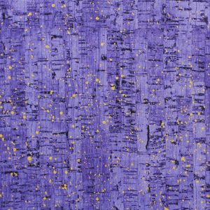 Purple Cork Print Quilt Metallic Cotton Fabric by Keepsake Calico