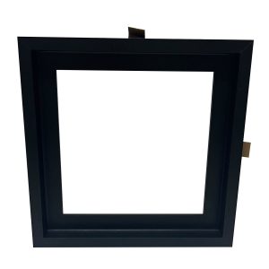 10 x 10 Black Canvas Float Frame by Place   Time