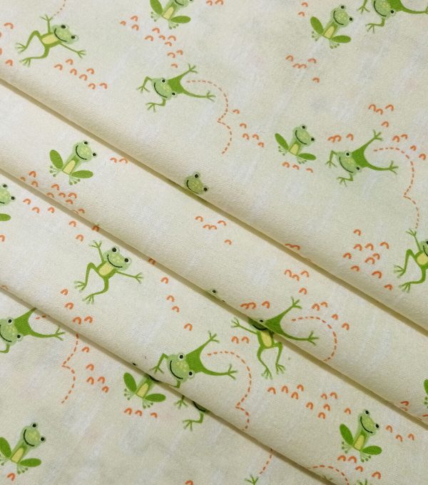 Leap Frogs Super Snuggle Flannel Fabric - Image 3
